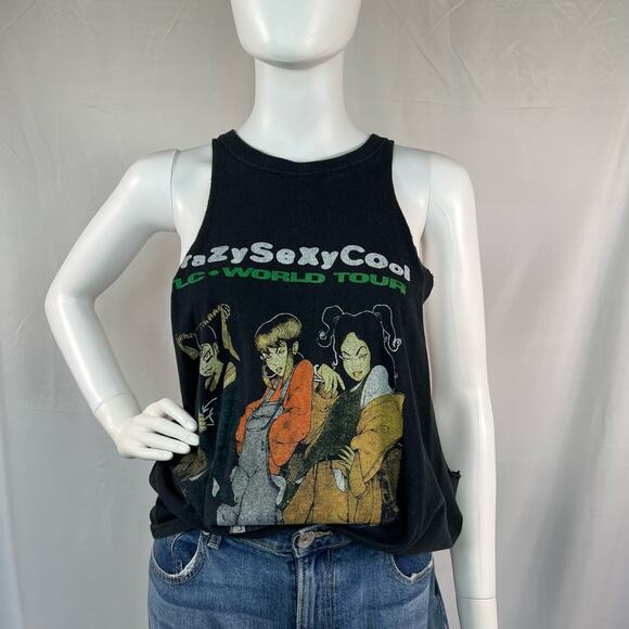 TLC Crazy Sexy Cool Cut Out Tank Top - Picture 1 of 5